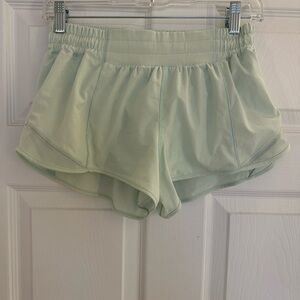 Lululemon Athletica Mint Green Athletic Shorts